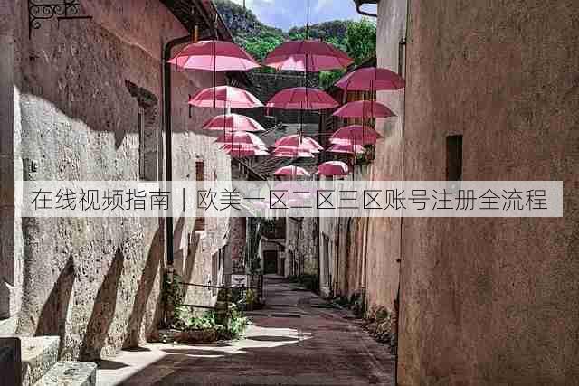 在线视频指南｜欧美一区二区三区账号注册全流程