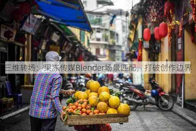 三维转场：果冻传媒Blender场景匹配，打破创作边界